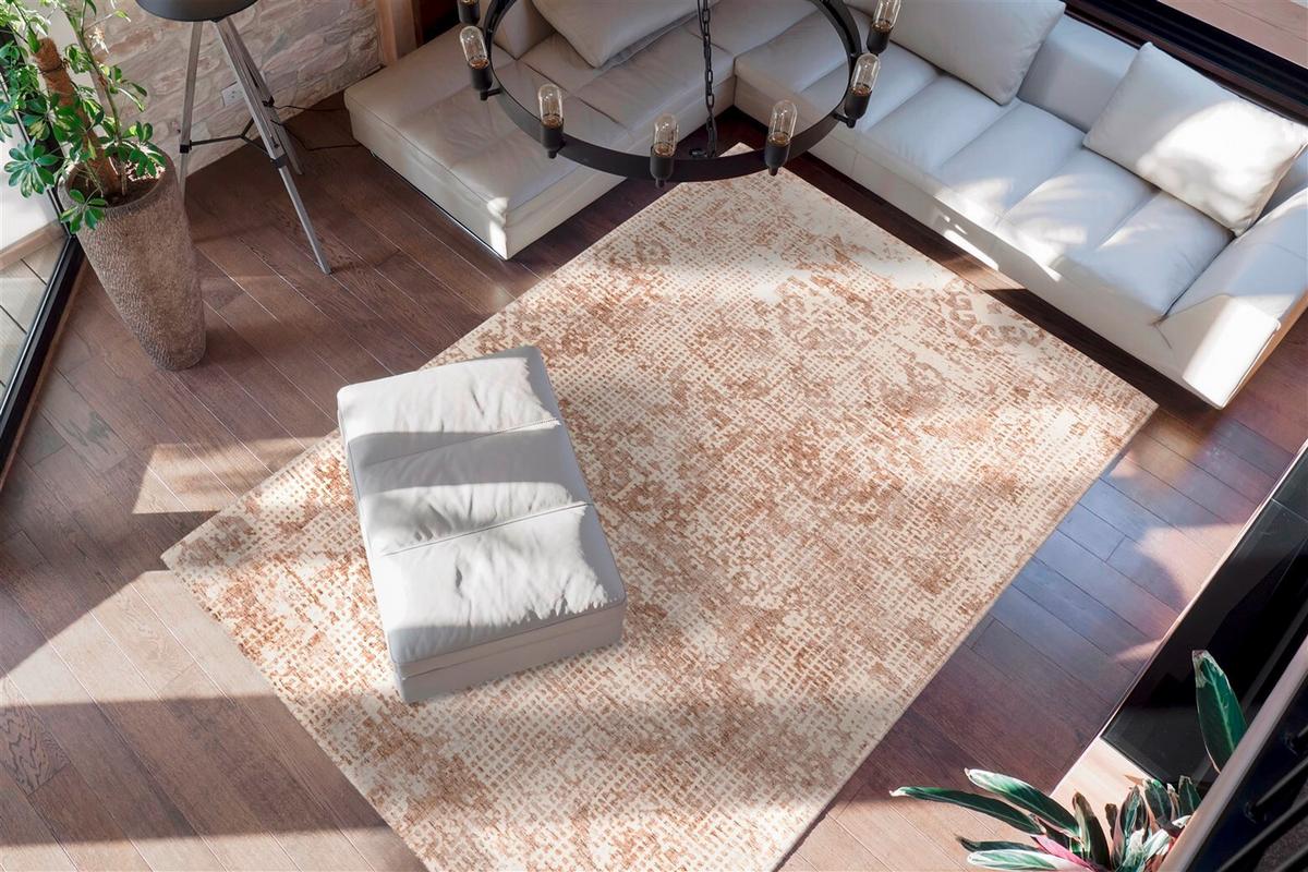 Flachwebeteppich Beige/Creme Puerto 160x230 cm - Beige/Creme, Basics, Textil (160/230cm) - Kayoom
