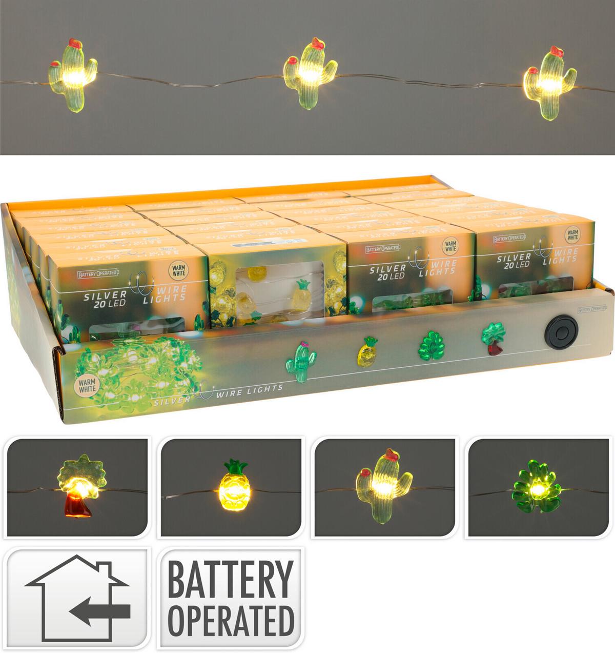 Lichterkette Ax9811000 - Gelb/Silberfarben, MODERN, Kunststoff/Metall (200cm)