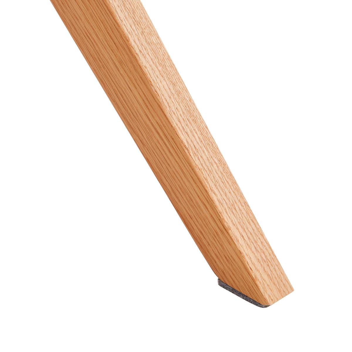 Armlehnstuhl Slide Grau B: 58 cm - Eichefarben/Grau, MODERN, Holz/Textil (58/91/63,5cm) - Livetastic