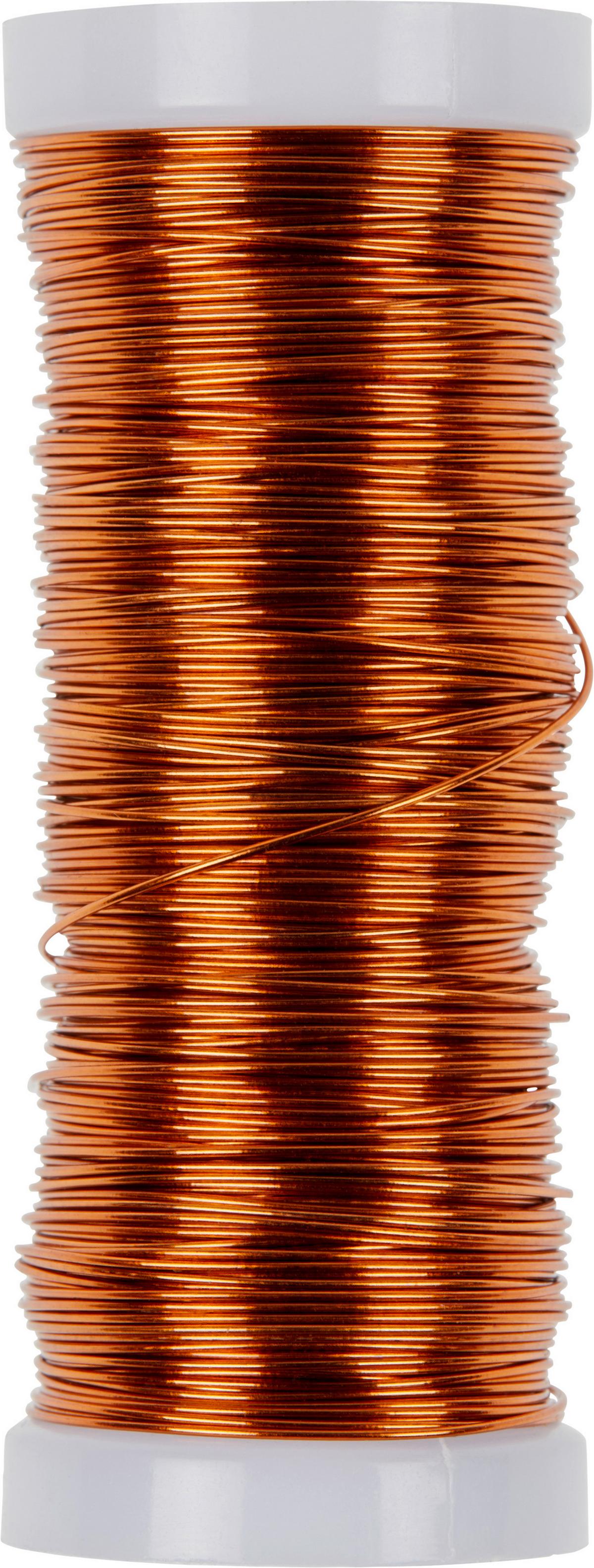 Bindedraht Zwirni L: 32 M - Rot/Silberfarben, Metall (3200cm)