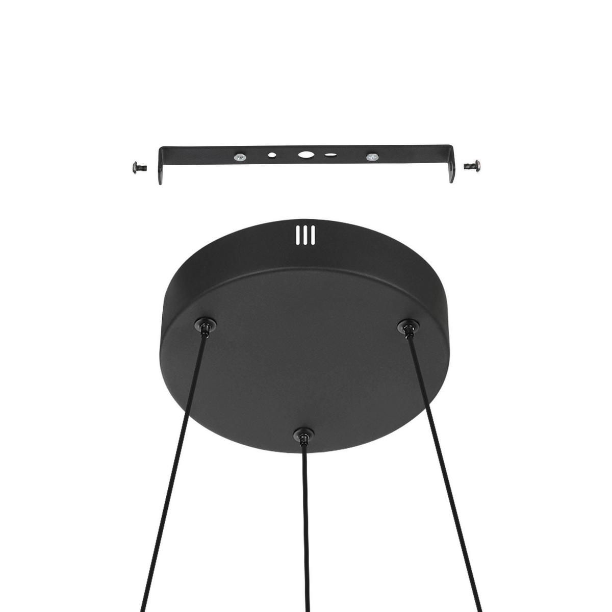 ZÁVESNÉ LED SVIETIDLO ANDABAIA-Z - čierna/biela, Design, kov/plast (60/154cm) - Eglo