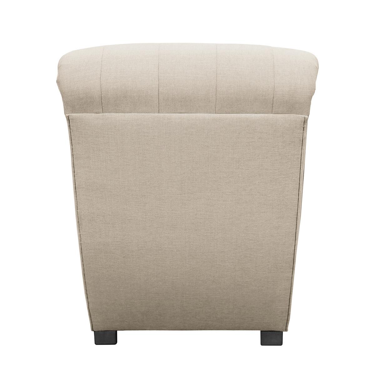Relaxliege Sofia Cappuccino B: 67 cm - Schwarz/Cappuccino, Design, Textil (67/90/159cm) - P & B