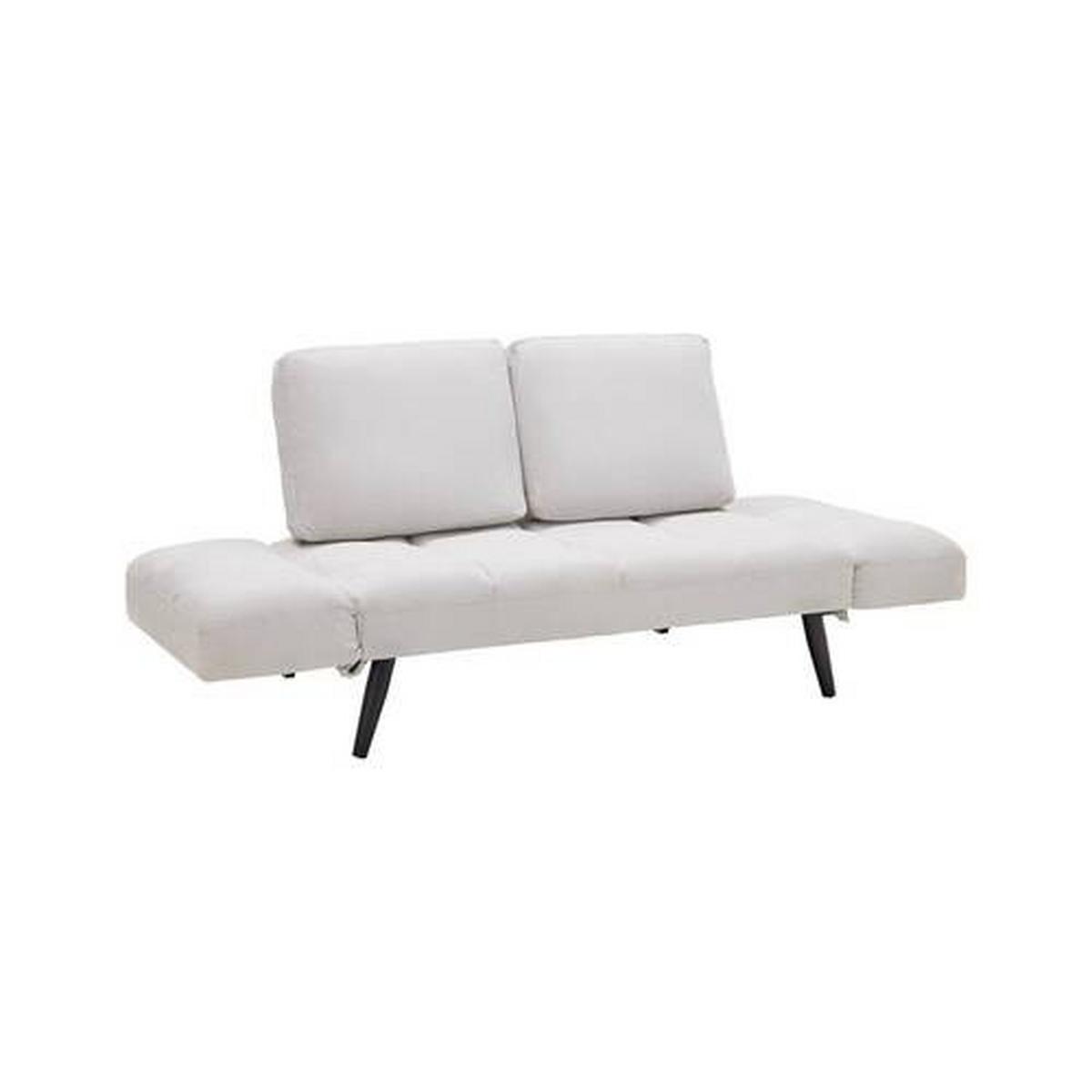 Pohovka AURELIA přírodní - černá/přírodní barvy, Moderní, kov/dřevo (191/73/78cm) - Bessagi Home