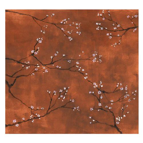 Fototapete Chinesische Blüte - Multicolor, Basics, Papier/Kunststoff (300/280cm)