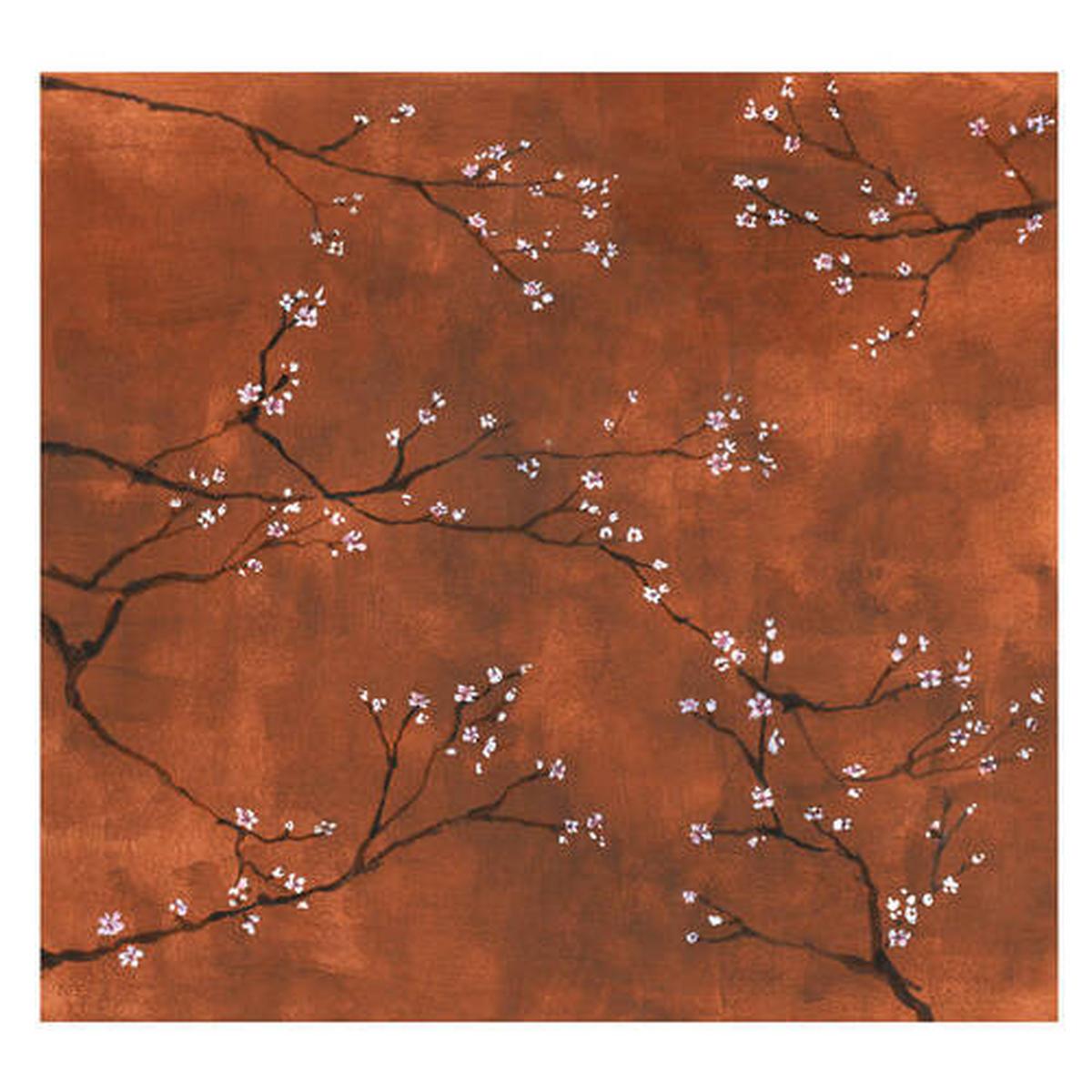 Fototapete Chinesische Blüte - Multicolor, Basics, Papier/Kunststoff (300/280cm)