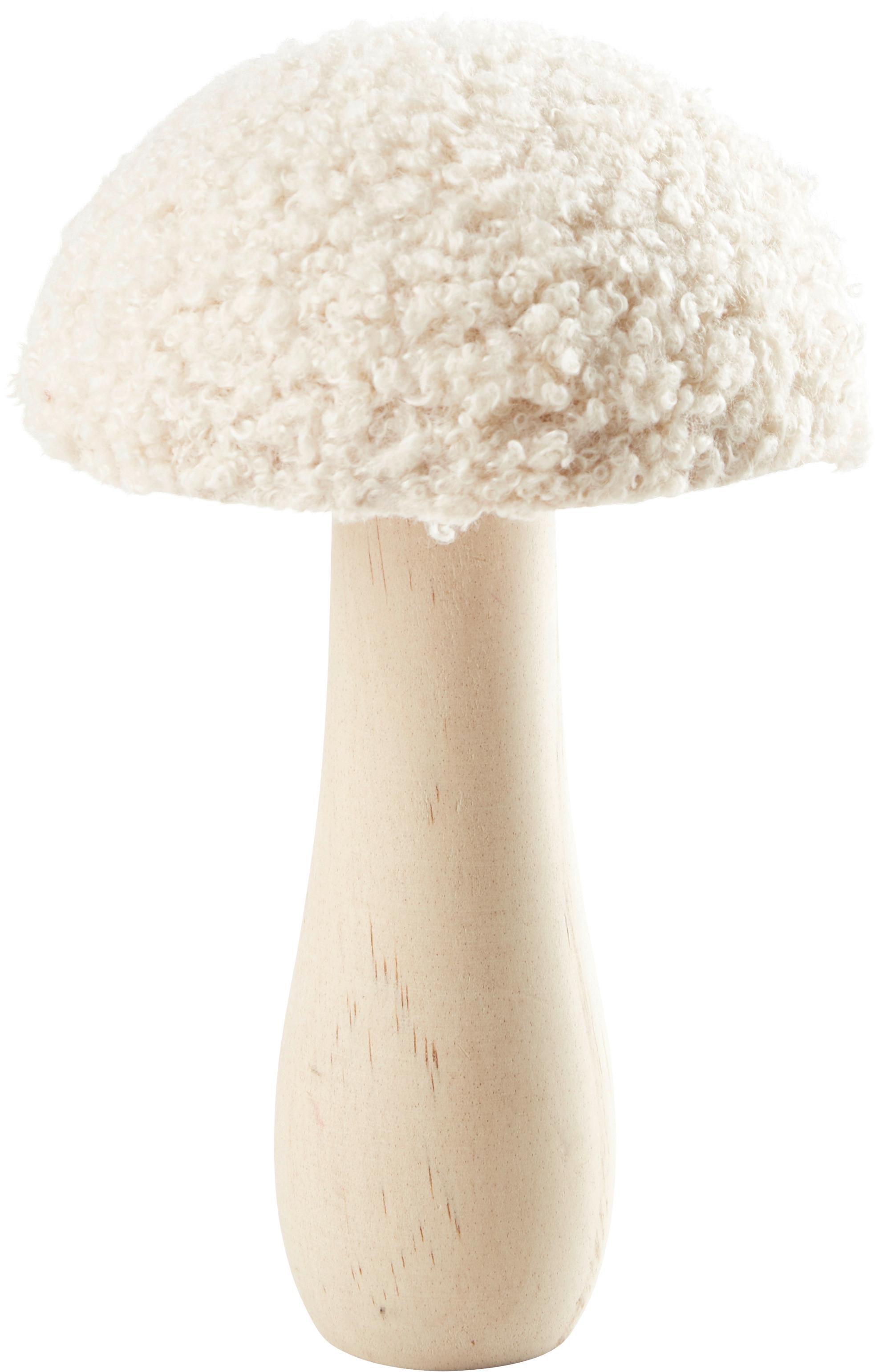 DEKORAČNÍ HŘIB HANNA -PAZ- - béžová, Konvenční, dřevo/textil (9/15cm) - Modern Living