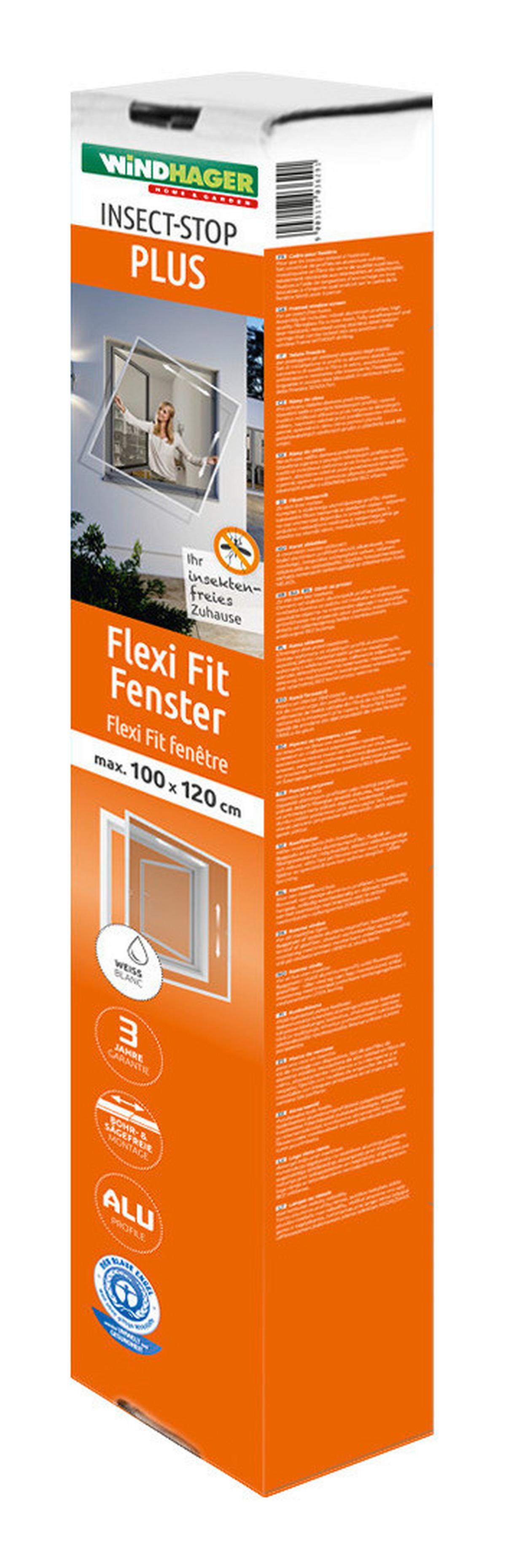 Fliegengitter Fenster 130x150 Cm Anthrazit, Wetterfest - Anthrazit, Basics, Metall (130/150cm)