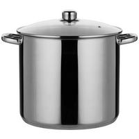 Nagy Főzőedény Silvano - nemesacélszínű/átlátszó, Modern, Üveg/fém (28/24,5cm) - Luca Bessoni