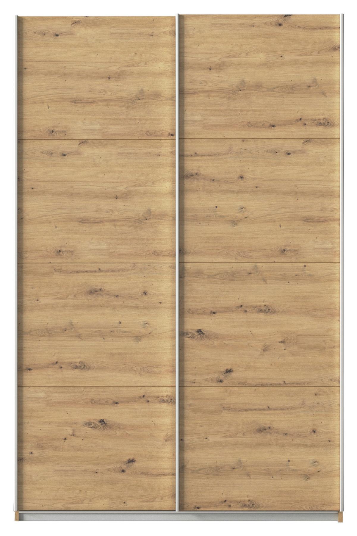 Tolóajtós Szekrény Feldkirch 136/210 Cm - Artisan tölgy, Modern, faalapú anyag (136/210/62cm)