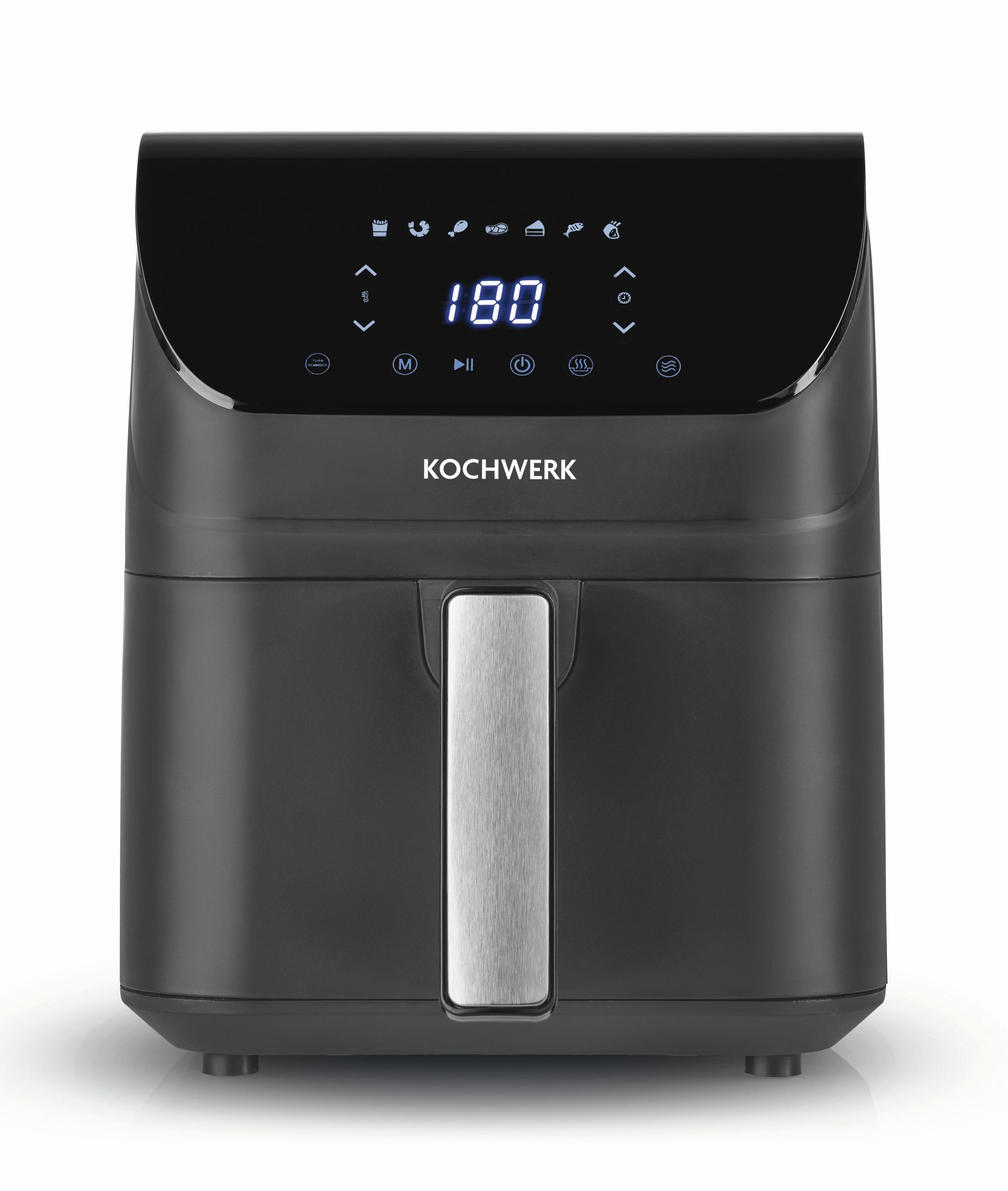 Heißluftfritteuse 14966 Rachs Kochwerk - Anthrazit, Basics, Kunststoff/Metall (34/25/30cm)