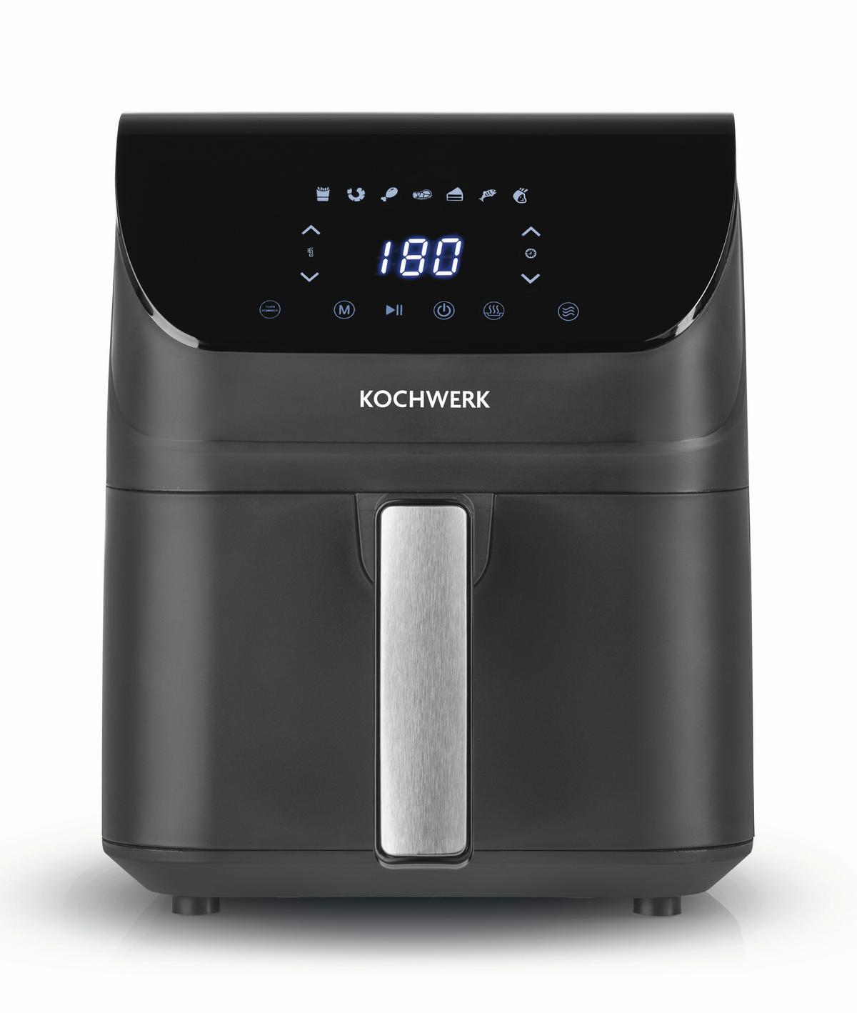 Heißluftfritteuse 14966 Rachs Kochwerk - Anthrazit, Basics, Kunststoff/Metall (34/25/30cm)