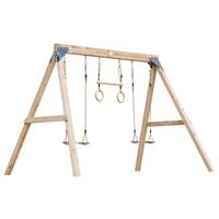 Schaukel A030.510.00 - Braun, KONVENTIONELL, Holz/Metall (186/208/299cm) - Ambia Garden