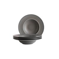 Pastatellerset Unico Anthrazit 4-Teilig - Anthrazit, Basics, Keramik - Mäser