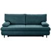 Schlafsofa Virgo - Petrol/Schwarz, KONVENTIONELL, Textil (212/97/105cm) - MID.YOU