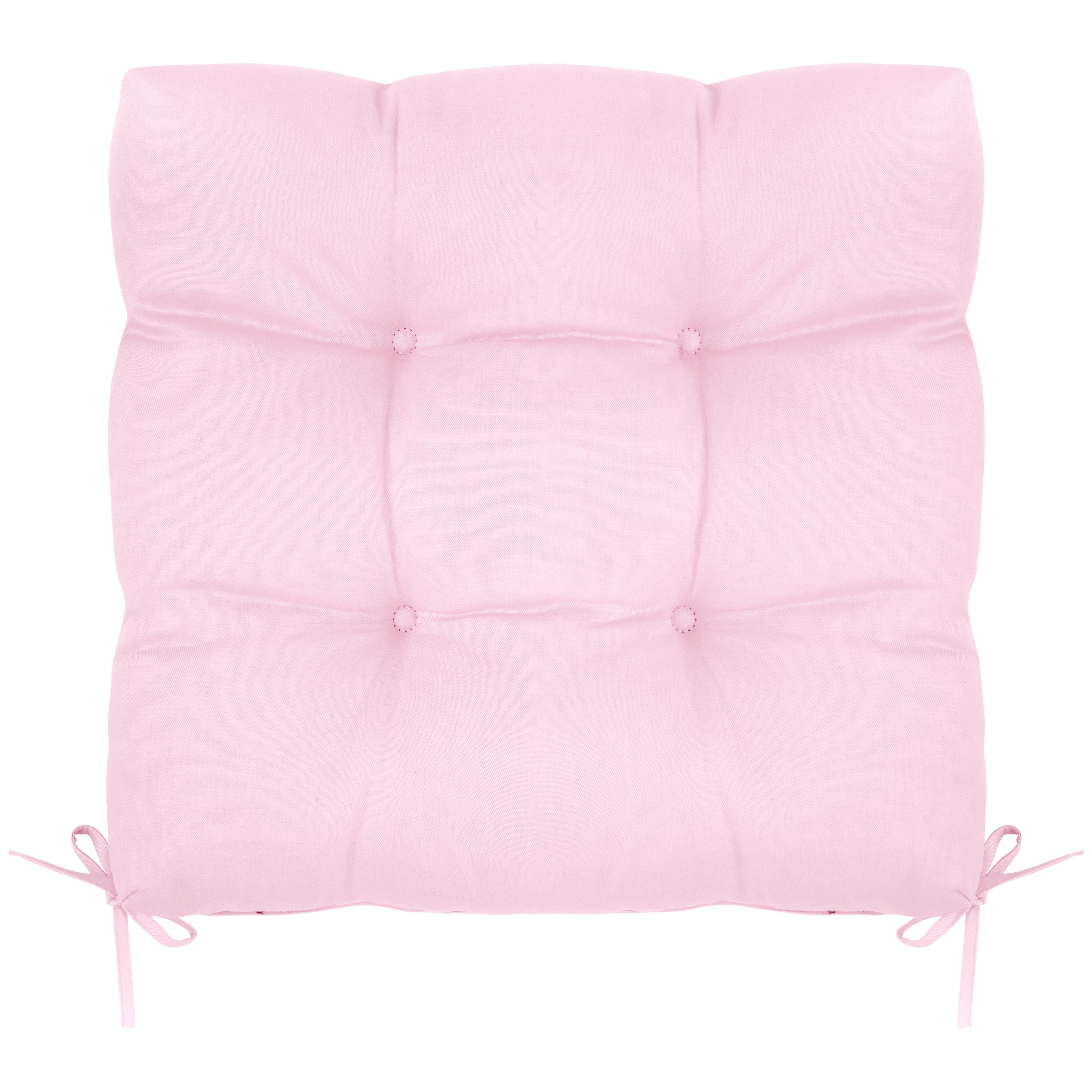 Sedací polštář Elli, ca 40/40/7cm, šeříková - šeříková, Konvenční, textil (40/40/7cm) - Mömax
