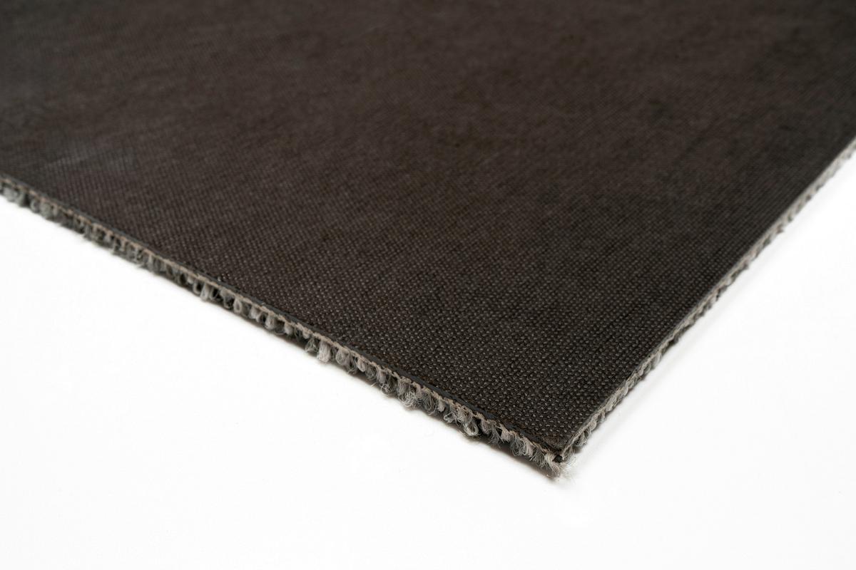 Teppichfliese Hellgrau Marble 50x50 cm Florhöhe 3 mm - Hellgrau, Basics, Textil (50/50cm)