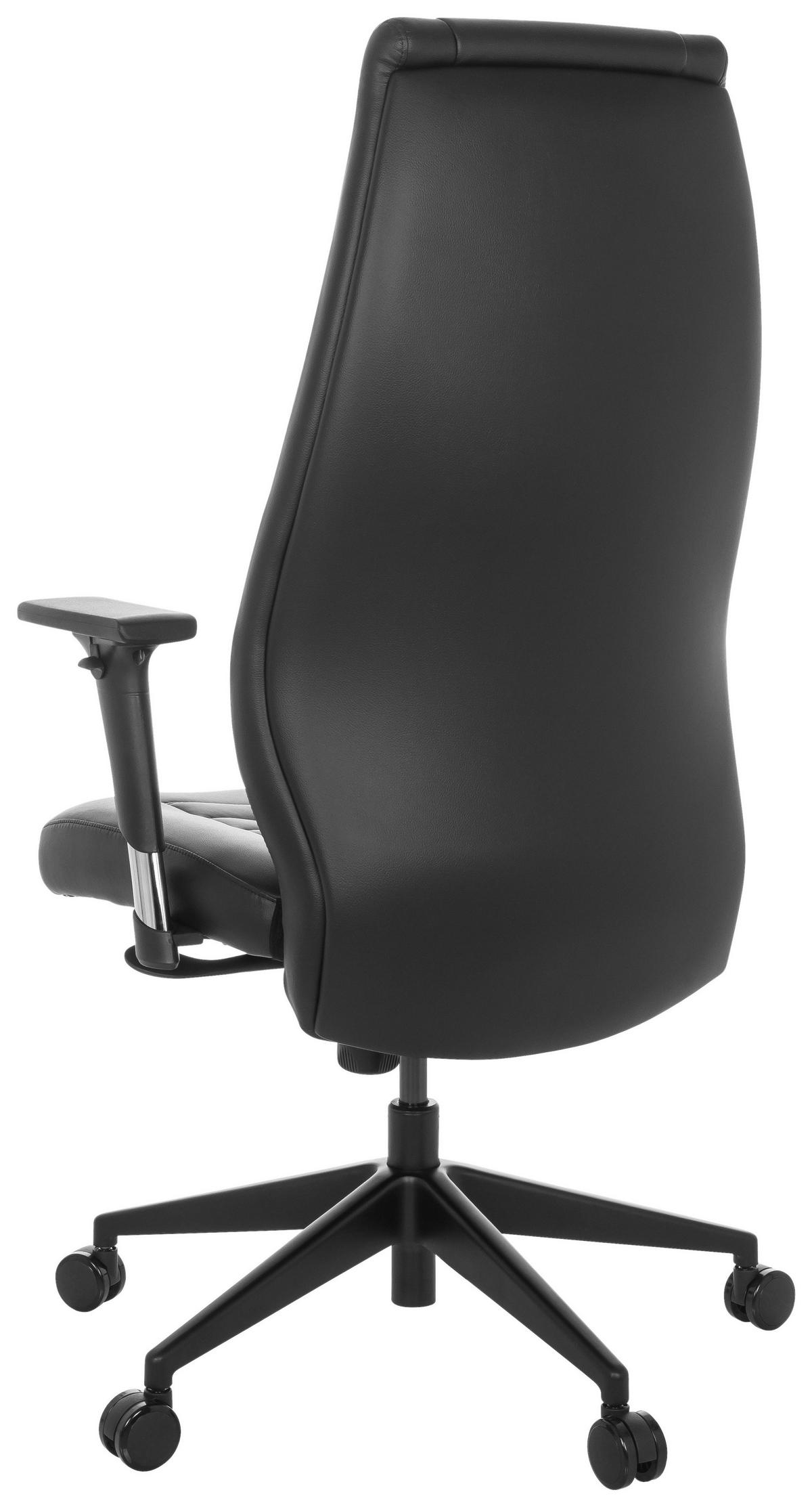Drehstuhl Vitoro B - Schwarz, Basics, Kunststoff/Textil (67/119-129/76cm) - MID.YOU
