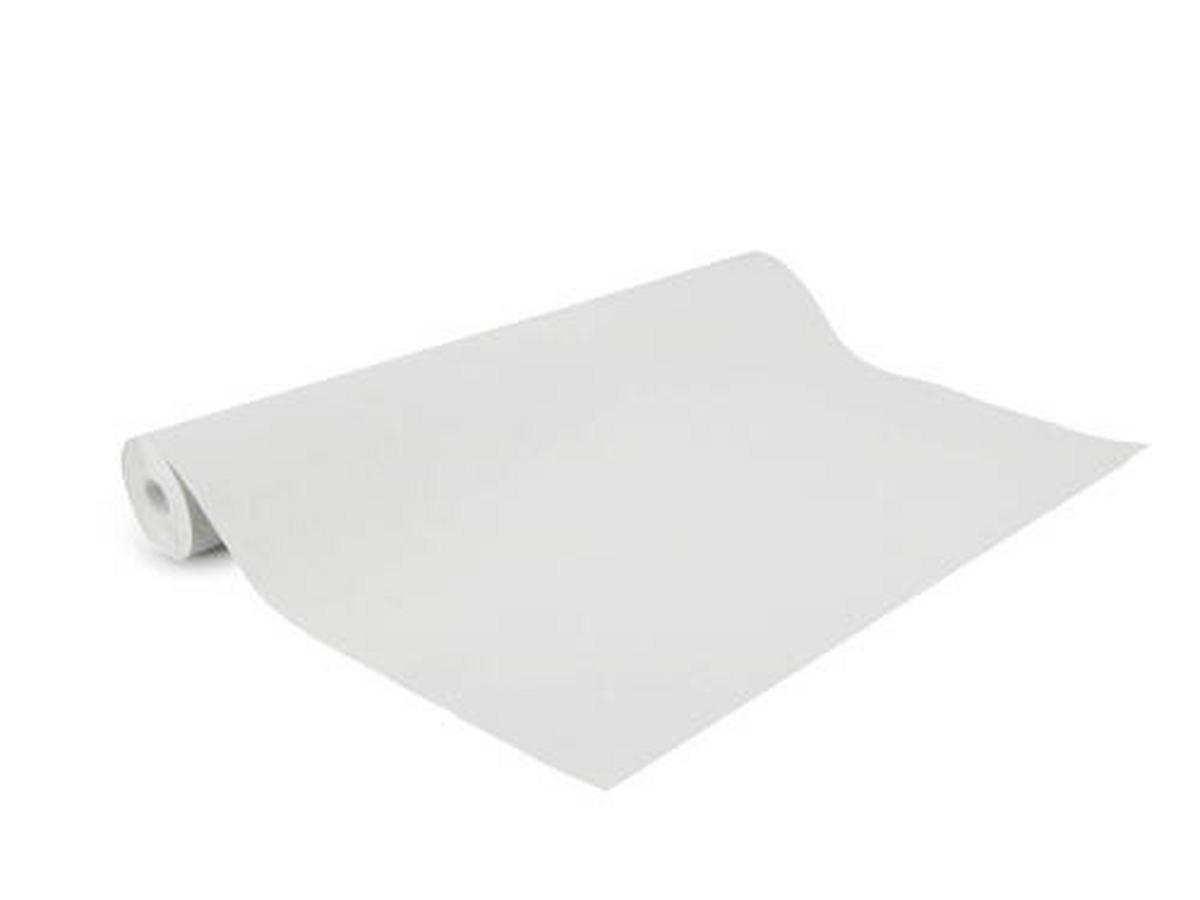 Vliestapete Silberfarben B: 52 cm - Silberfarben, Basics, Papier/Kunststoff (52/1000cm)