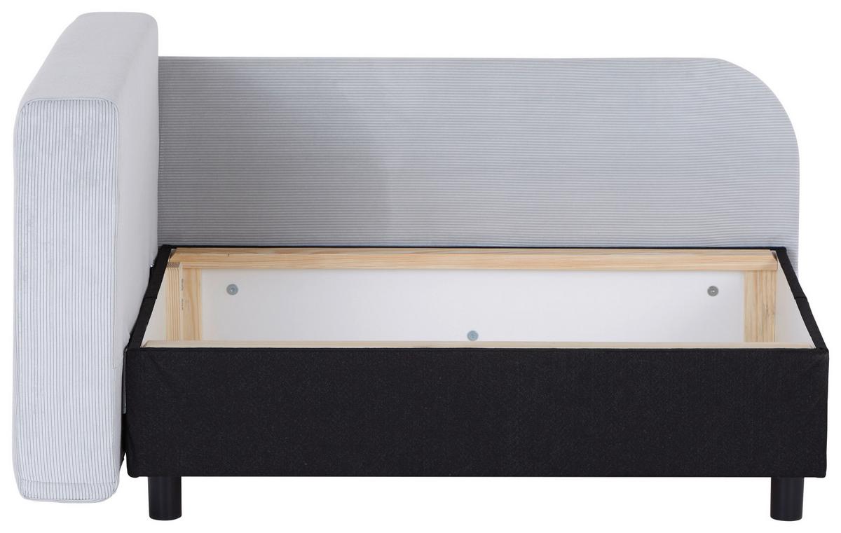 Rekamié NOVA - világosszürke, Basics, textil/fa (82/66-82/145cm) - Ondega
