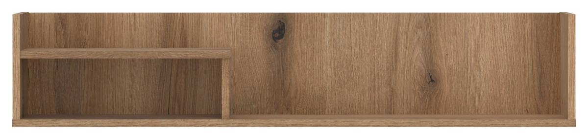 Nástenný regál SHIRLEY - Konventionell, kompozitné drevo (120/24/22cm)
