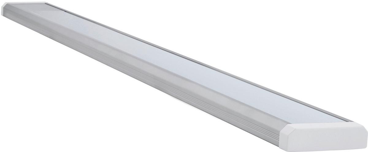 Aufbauleuchte Weiß 15 W Led - Weiß, Basics, Kunststoff/Metall (90/5/1,3cm)
