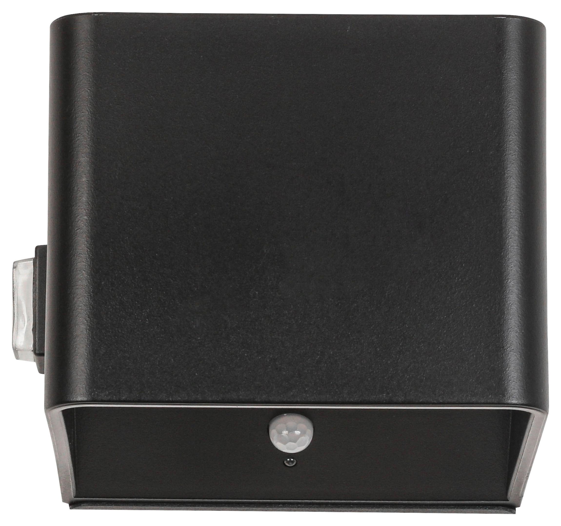 NÁSTĚNNÉ LED SVÍTIDLO HERO1 - černá, Moderní, kov/plast (10,28/10,1/8,05cm) - Modern Living