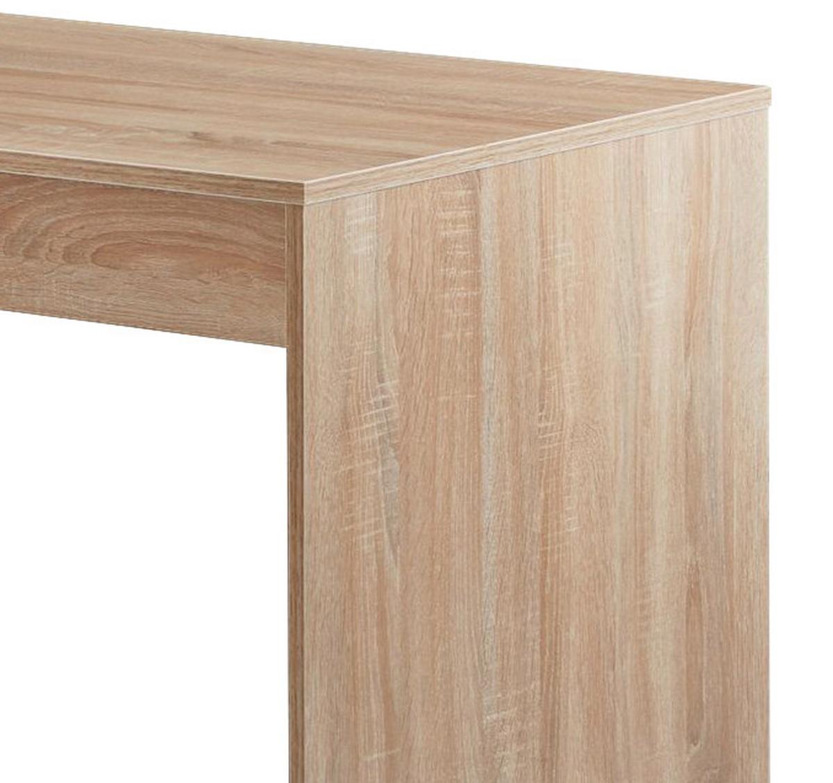 Schreibtischkombination B 120  H 75,5 Wohnling Eiche - Sonoma Eiche, MODERN, Holzwerkstoff (106,5/120/75,5cm) - MID.YOU