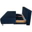 Pohovka Boxspring Ines - modrá, Moderní, dřevo/textilie (203/96/102cm) - Luca Bessoni Pohovka Boxspring Ines - modrá, Moderní, dřevo/textilie (203/96/102cm) - Luca Bessoni