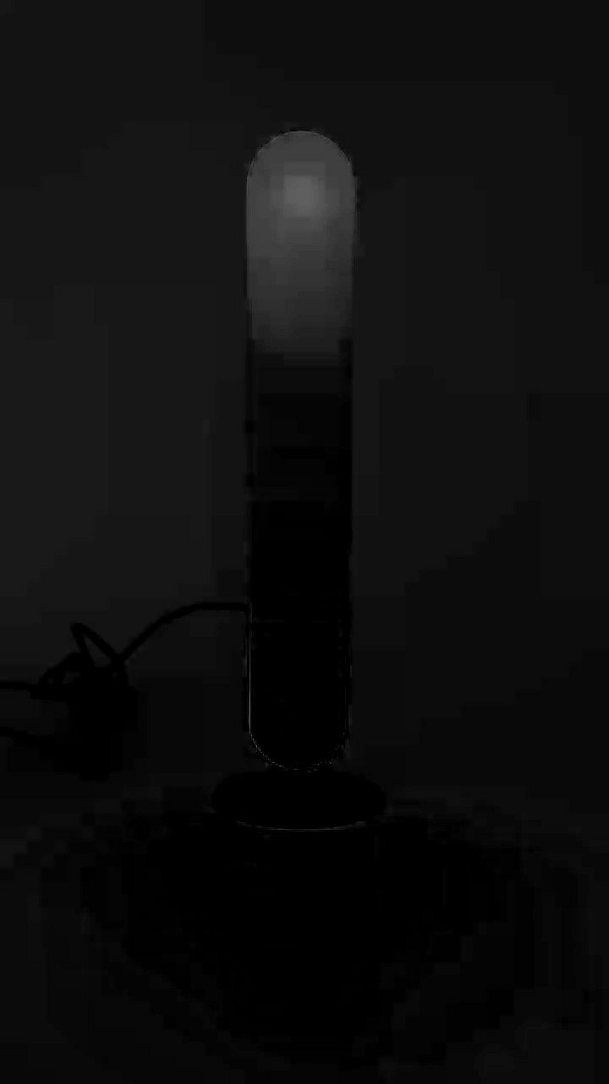 Led-dekoleuchte Rickie - Schwarz, KONVENTIONELL, Kunststoff (7,4/26,5cm) - Luca Bessoni