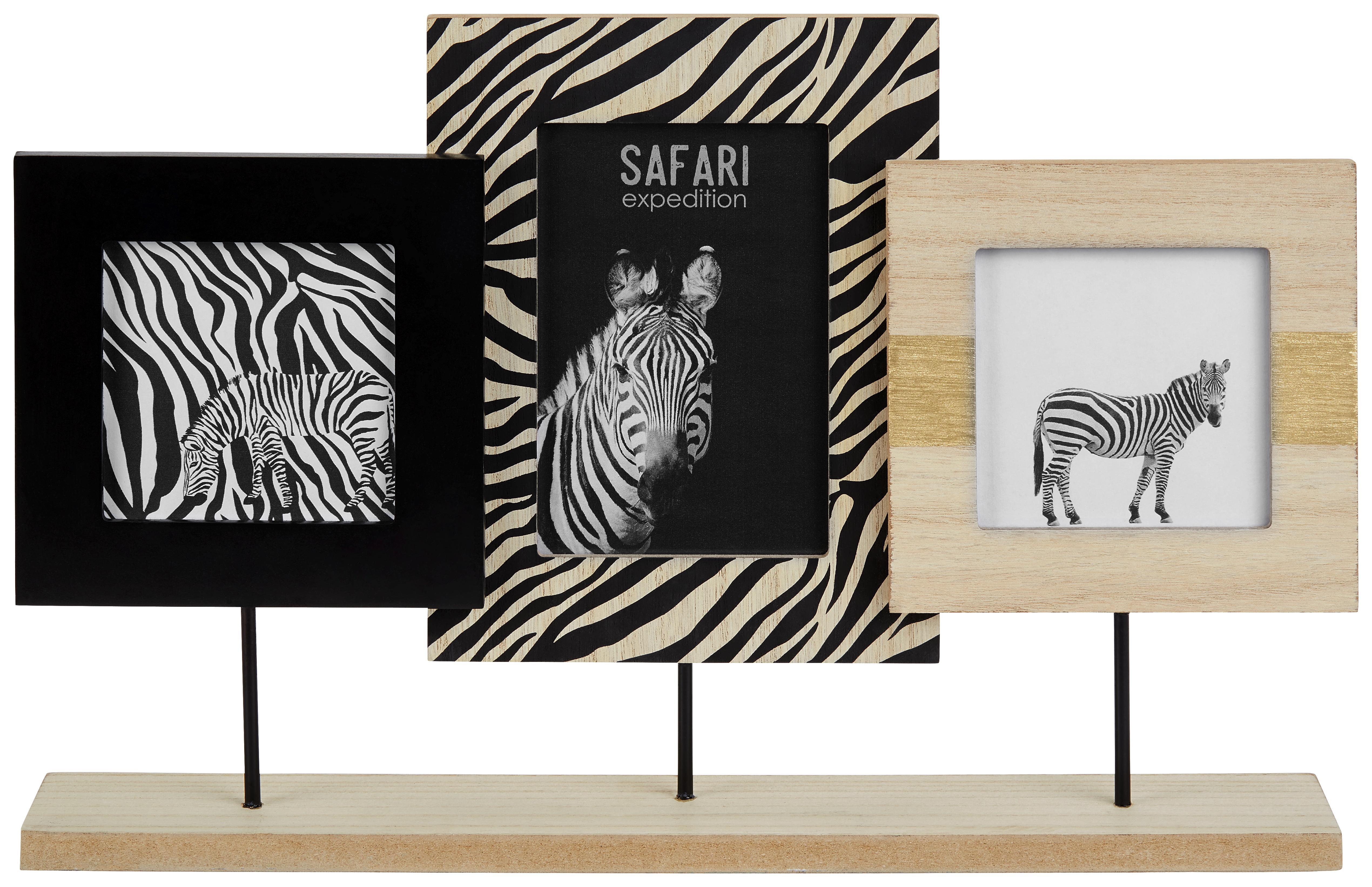 Kollagén Képkeret Abena - Bézs/Barna, Basics, Faalapú anyag (42/36,5/6cm)