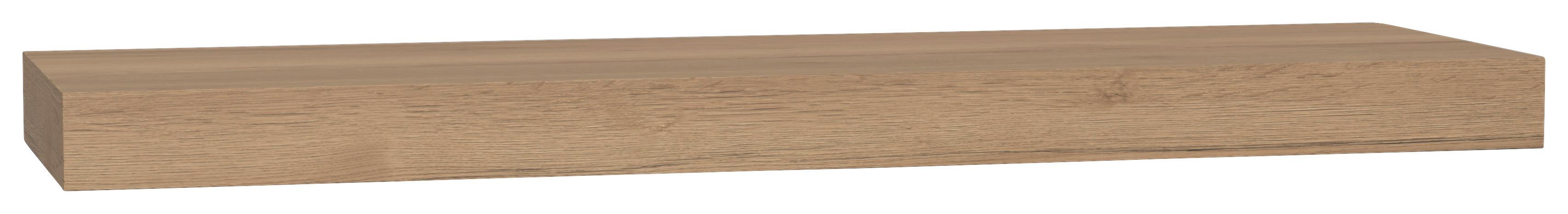 Wandkonsole Las Vegas Eichefarben Dekor B: 160 cm - Eichefarben, MODERN, Holzwerkstoff (160/10/48cm) - Vertico