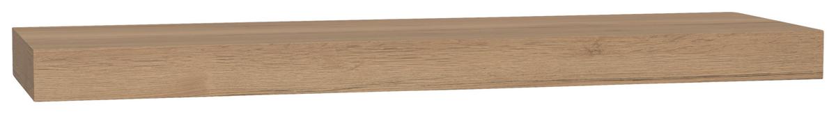 Wandkonsole Las Vegas Eichefarben Dekor B: 160 cm - Eichefarben, MODERN, Holzwerkstoff (160/10/48cm) - Vertico