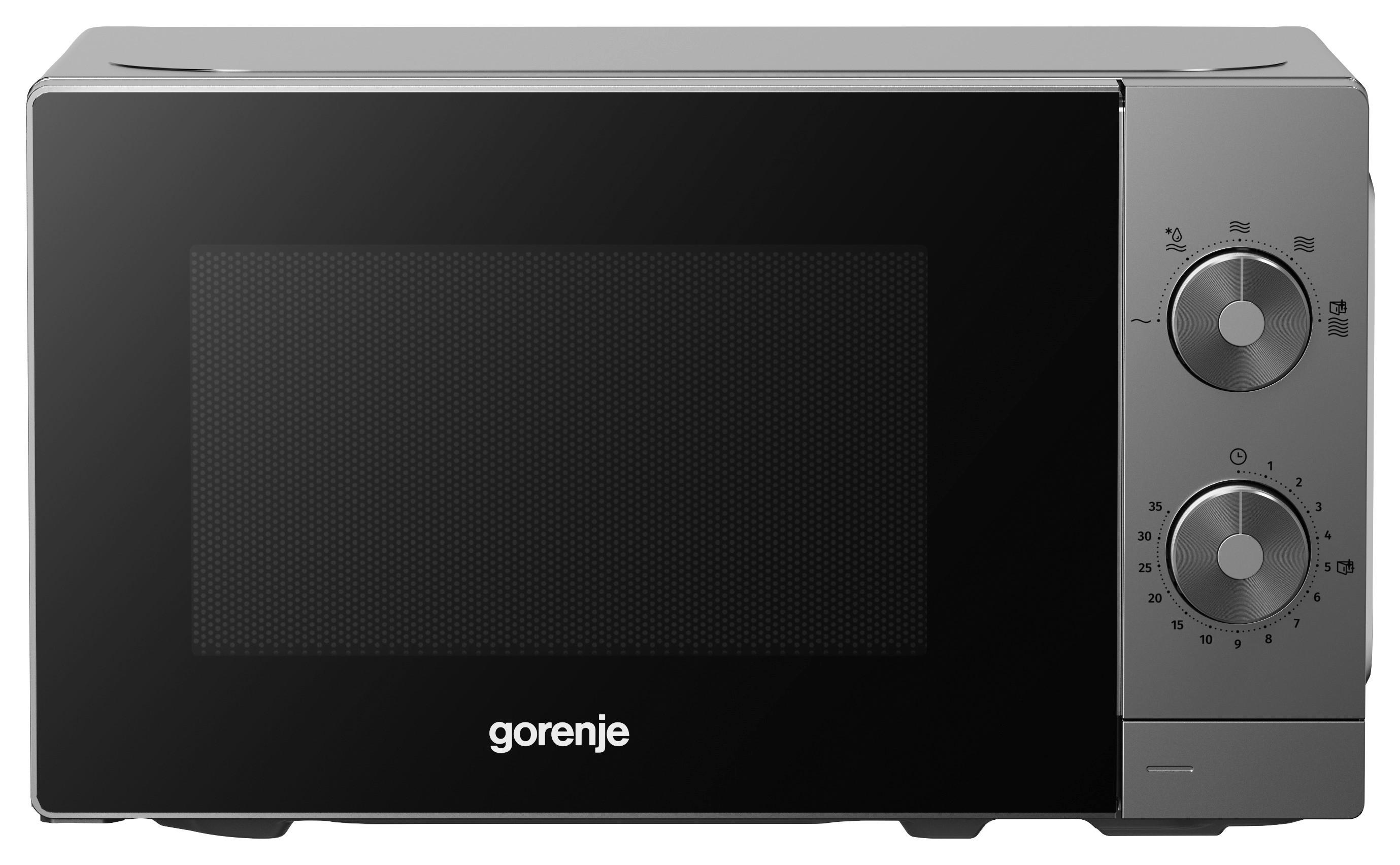MIKROWELLE MO20E1T4 - Edelstahlfarben, Basics, Glas/Kunststoff (44/25,9/34,6cm) - Gorenje