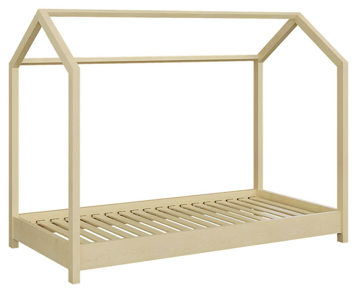 Hausbett Bella Kieferfarben B: 80cm - Birkefarben/Kieferfarben, MODERN, Holz (80/160cm) - MID.YOU