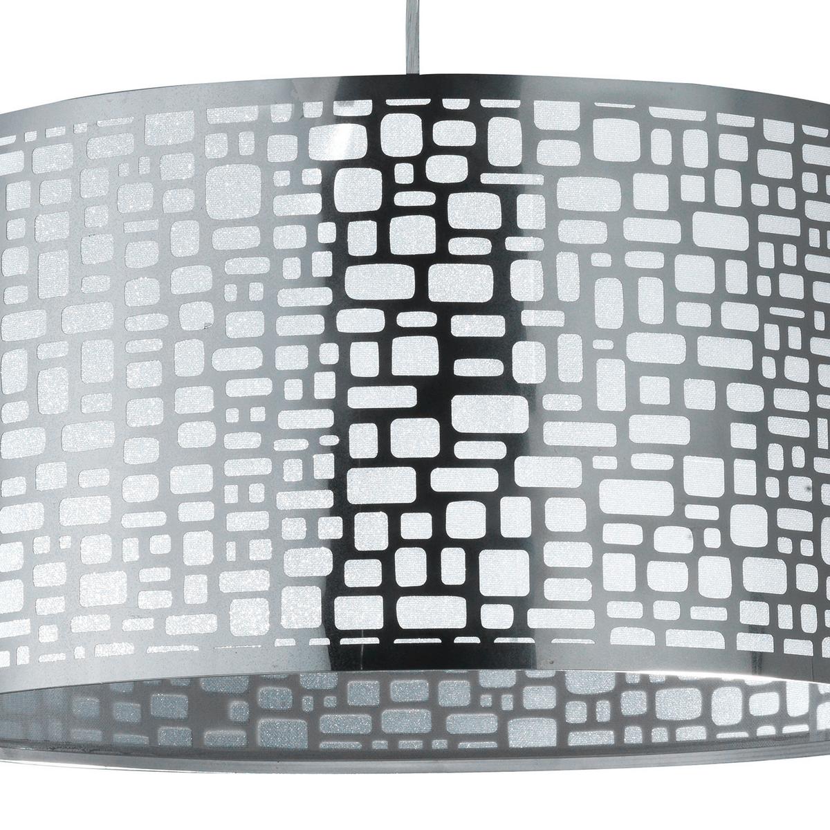 Pendelleuchte Chromfarben L: 45 cm - Chromfarben, Basics, Metall (45/45/125cm)