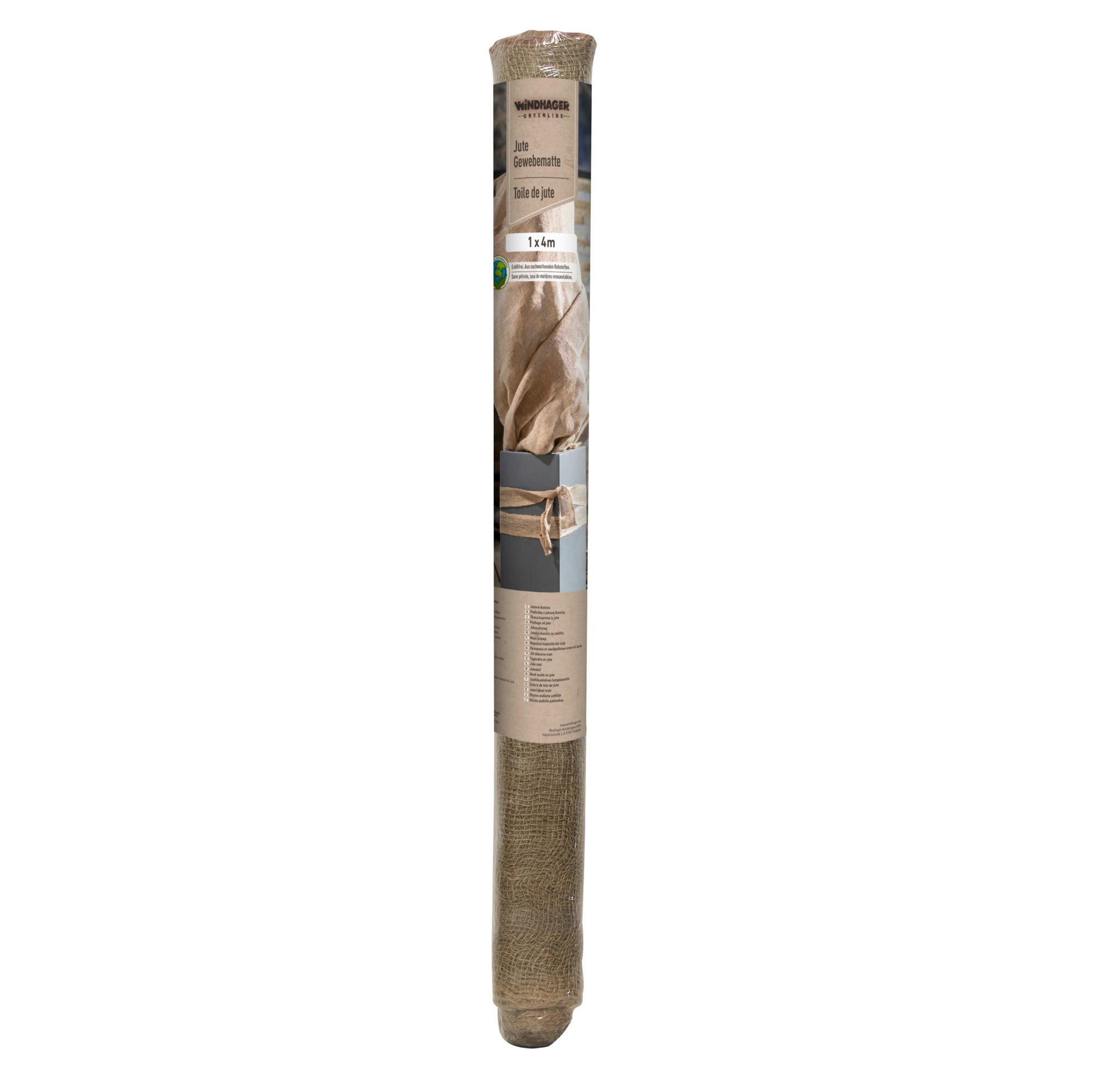 Schutzplane Jute-Gewebematte Naturfarben - Naturfarben, Basics, Naturmaterialien (100/400cm)