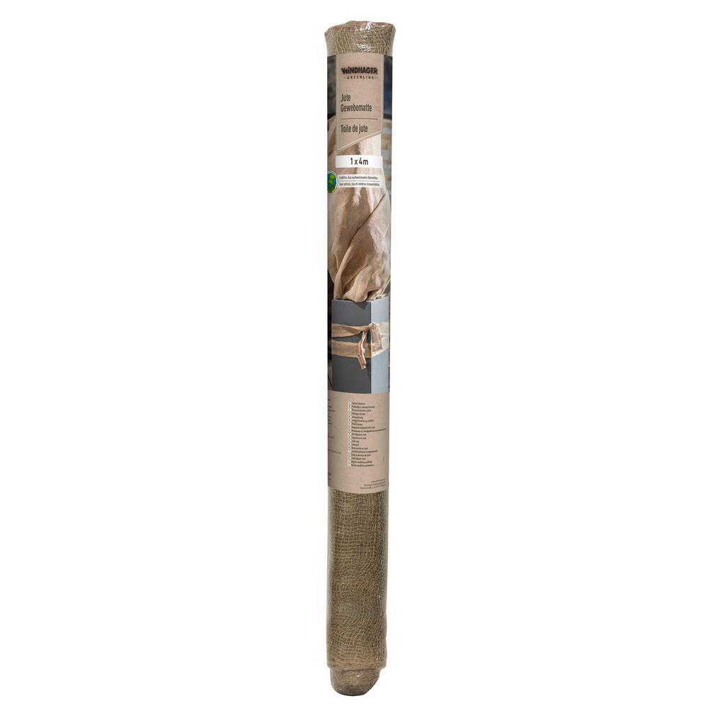 Schutzplane Jute-Gewebematte Naturfarben