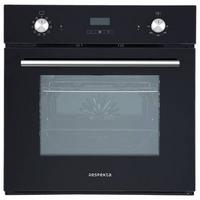Einbaubackofen Respekta Joel - Schwarz, Trend, Glas/Metall (59,5/59/55cm) - Respekta