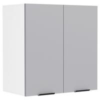 Küchenoberschrank Fasola Weiß/anthrazit B: 60 Cm - Anthrazit/Weiß, Trend, Holzwerkstoff/Kunststoff (60/60/31cm) - MID.YOU