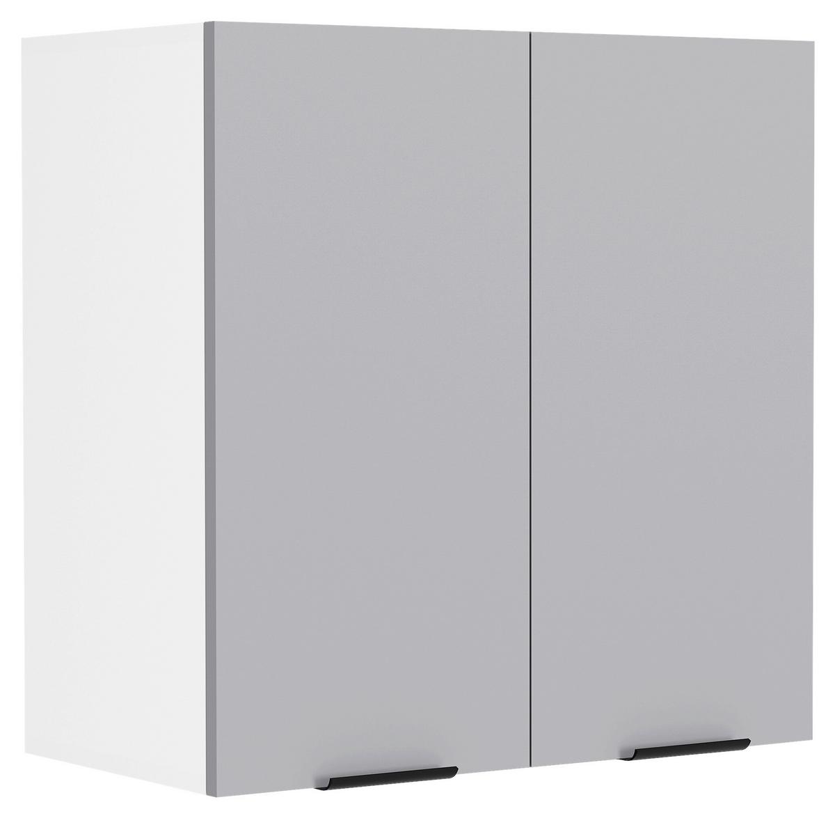 Küchenoberschrank Fasola Weiß/anthrazit B: 60 Cm - Anthrazit/Weiß, Trend, Holzwerkstoff/Kunststoff (60/60/31cm) - MID.YOU