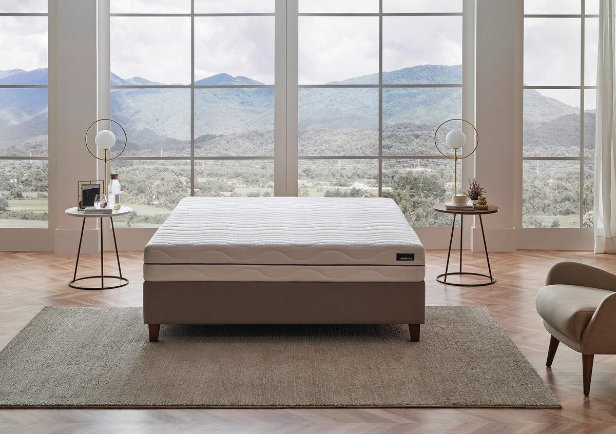 Komfortschaummatratze Royal Comfort 80x200 cm H2 H: 22 cm - Weiß, Basics, Textil (80/200cm) - Yatas