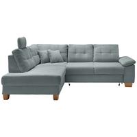 Ecksofa Brizzini Hellblau S: 206x274 Cm - Naturfarben/Hellblau, MODERN, Textil (206/274cm) - Livetastic