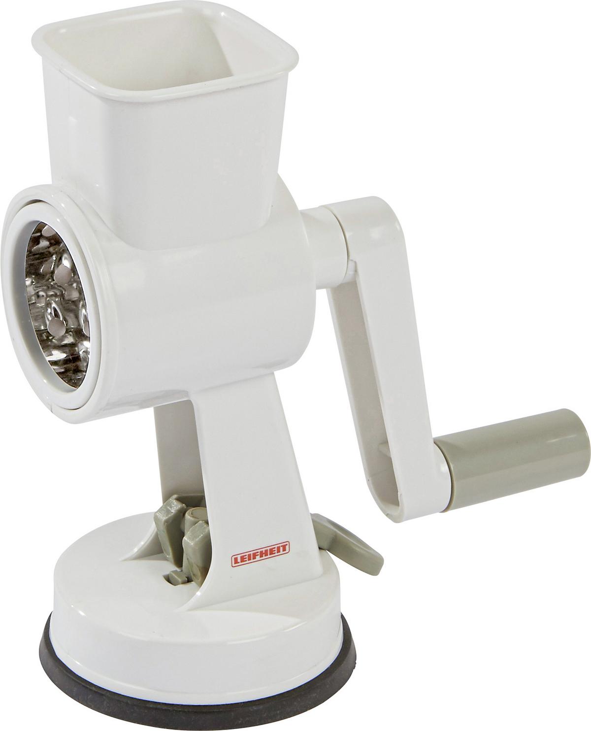 Nuss- und Gemüsemühle Aus Kunststoff Teresa L: ca. 19 cm - Weiß, KONVENTIONELL, Kunststoff/Metall (19/10/20cm) - Leifheit