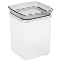 Vorratsdose Tessy ca. 1 L, Spülmaschinengeeignet - Transparent/Hellgrau, KONVENTIONELL, Kunststoff (10/10/14cm) - Luca Bessoni