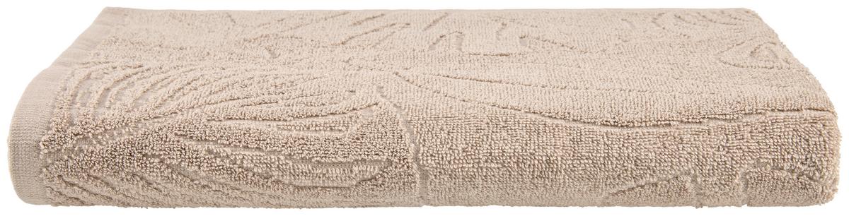 Strandtuch Tropical - Beige, MODERN, Textil (75/150cm) - Luca Bessoni