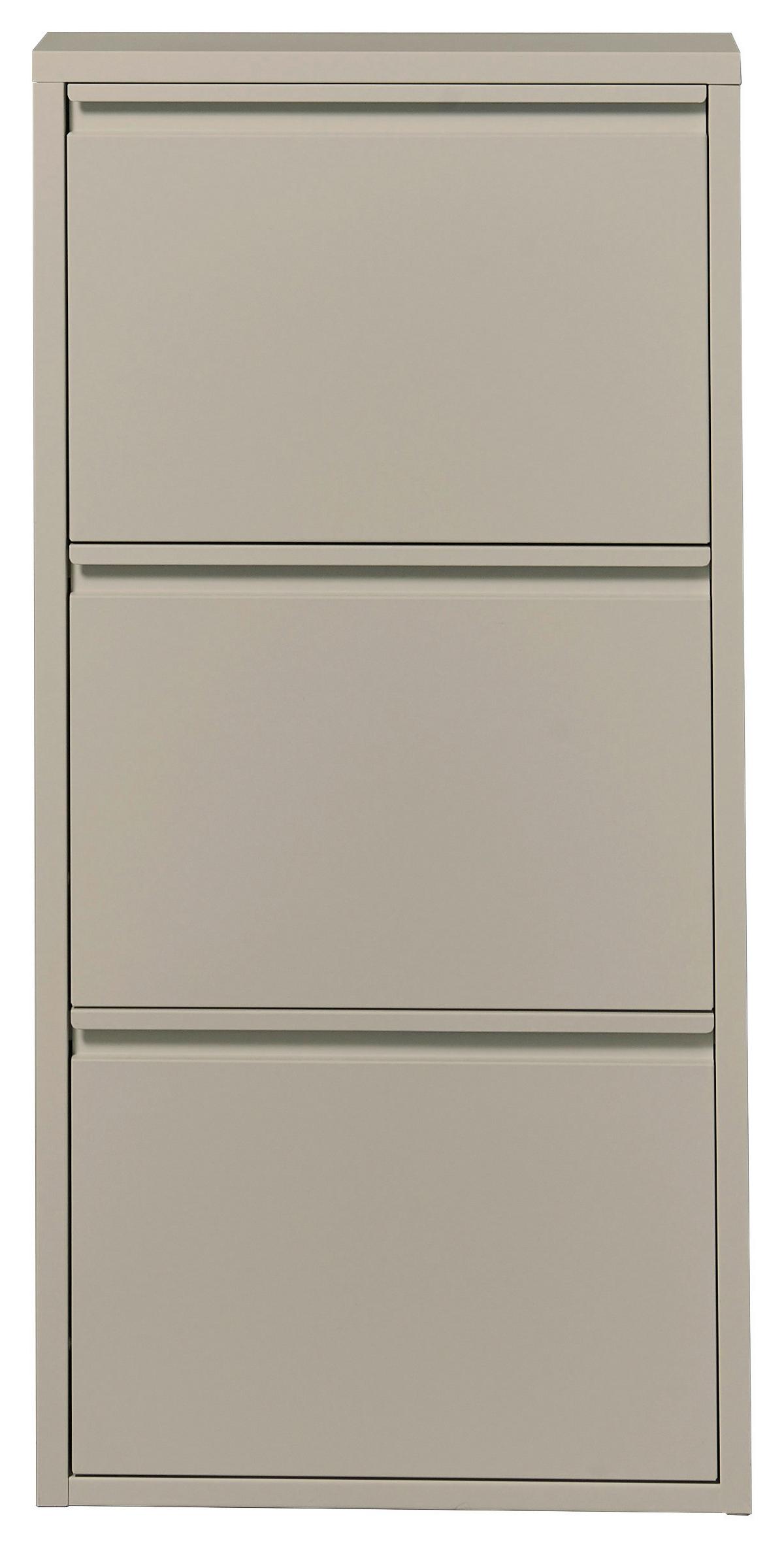 Výklopná skrinka na topánky BERT kašmírová - kašmírová, Modern, kov (51/104/16cm) - Boxxx