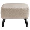 Hocker Colori Beige B: 66 Cm - Beige/Schwarz, MODERN, Holz/Textil (66/44/66cm) - MID.YOU
