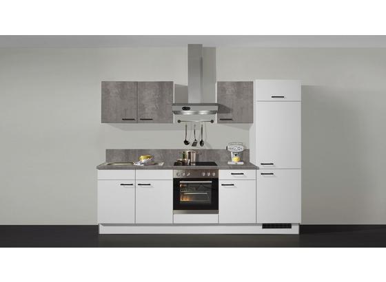 Küchenblock Pn 80/Pn 100 - Weiß, MODERN, Holzwerkstoff/Kunststoff (270cm) - Pino Küchenblock Pn 80/Pn 100 - Weiß, MODERN, Holzwerkstoff/Kunststoff (270cm) - Pino