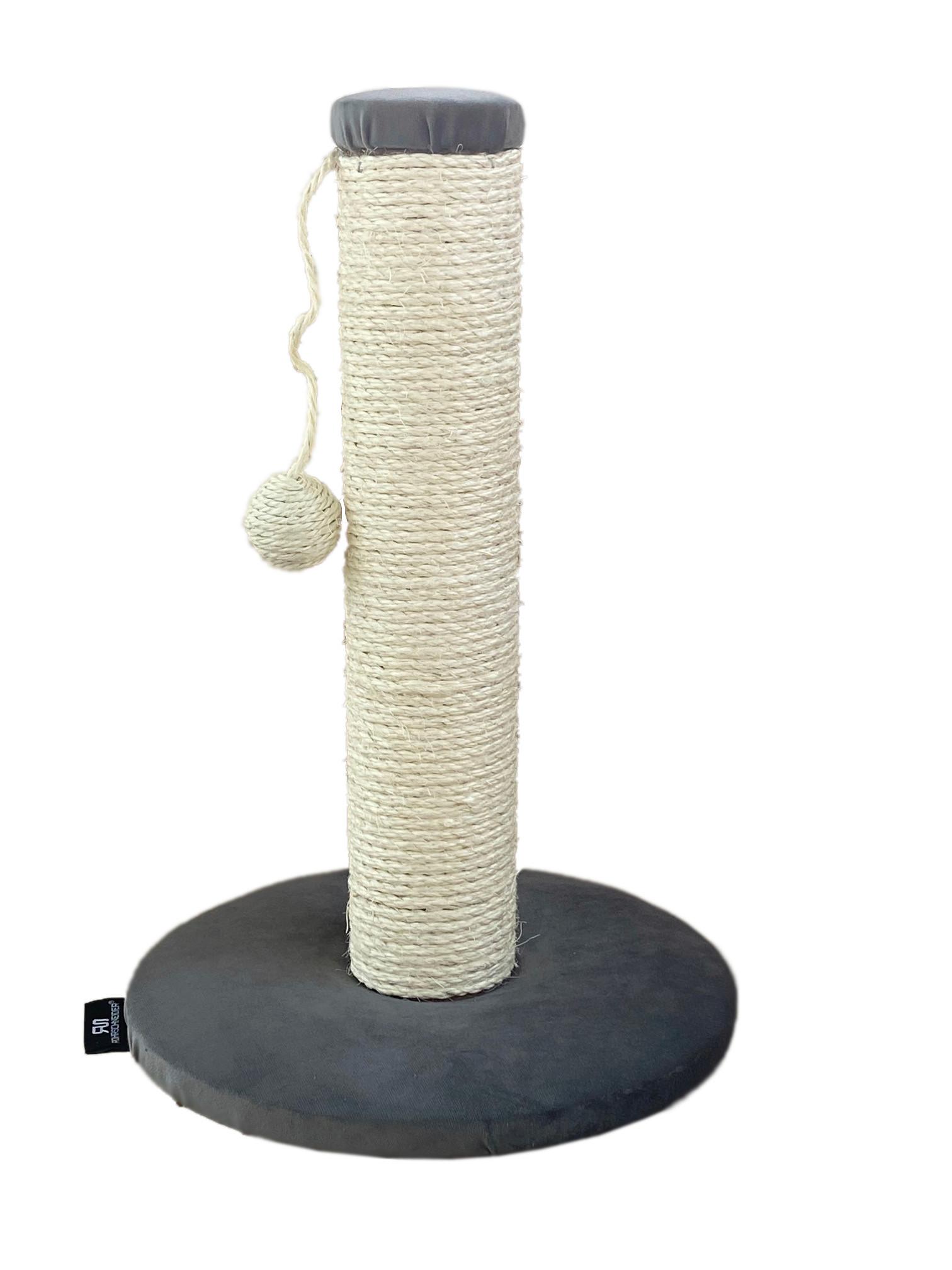 Kratzbaum Luna Grau L: 30 cm - Grau, Holzwerkstoff/Textil (30/30/45cm)