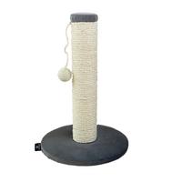 Kratzbaum Luna Grau L: 30 Cm - Grau, Holzwerkstoff/Textil (30/30/45cm)